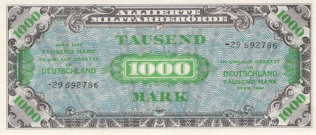 r.207c 1000 Mark 1944